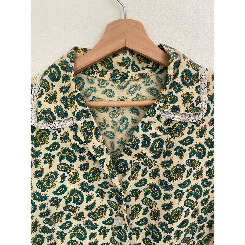 Vintage Boho Paisley Shift Dress - Picture 5 of 7
